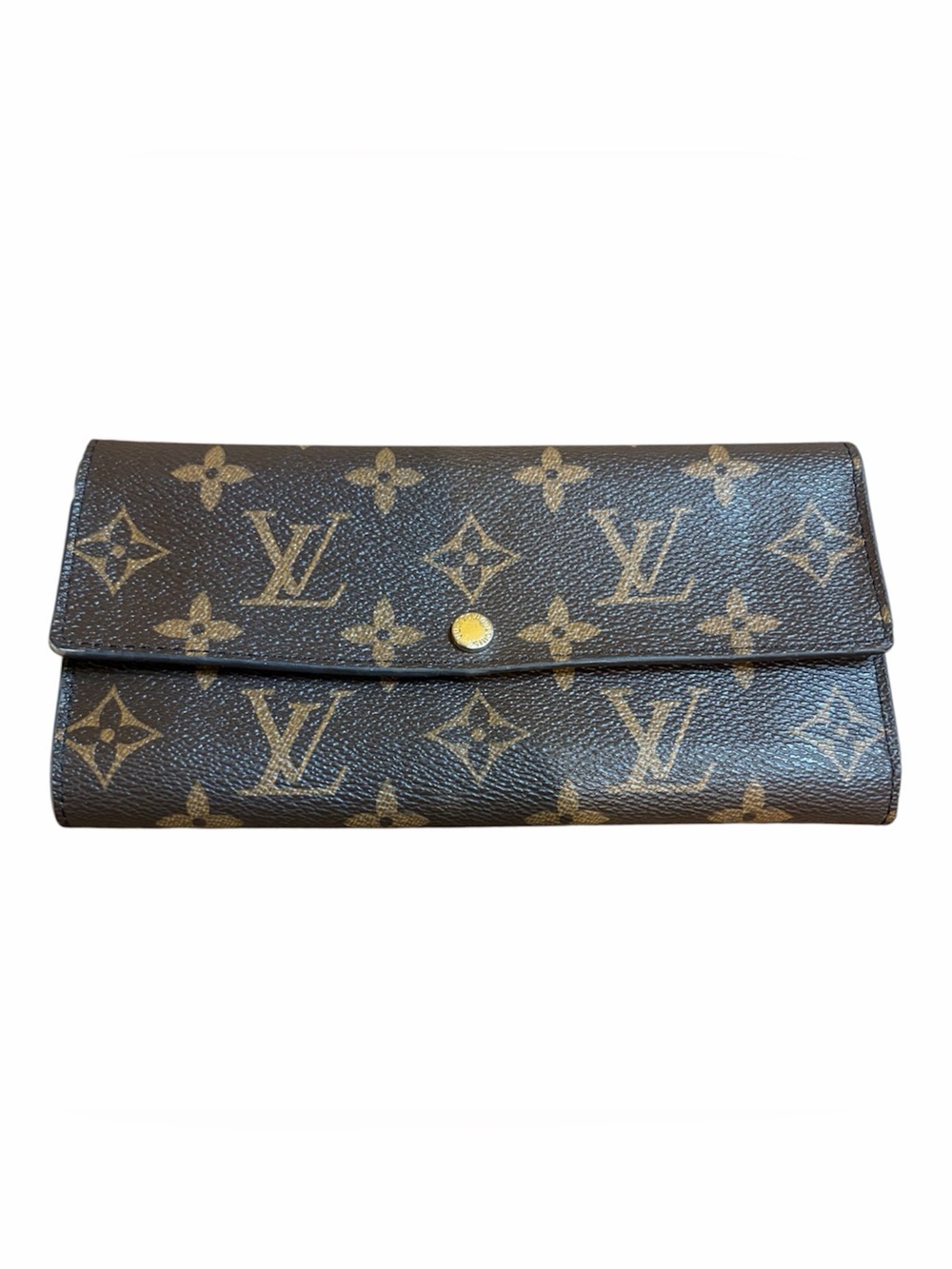 Louis Vuitton Monogram Continental Wallet - Brown & Gold